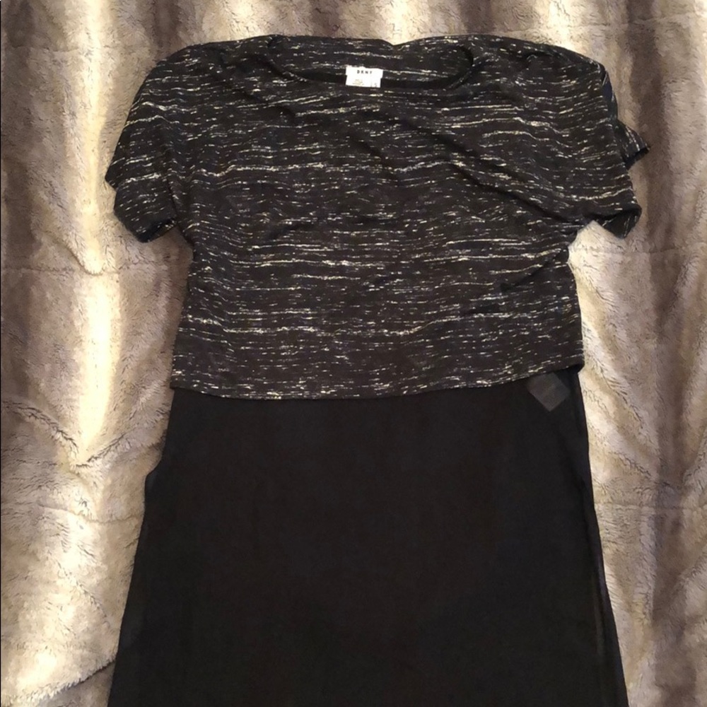 DKNY sheer long shirt